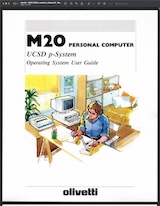 olivetti - M20 UCSD p-system, release IV,  Operating System User Guide, December 1983